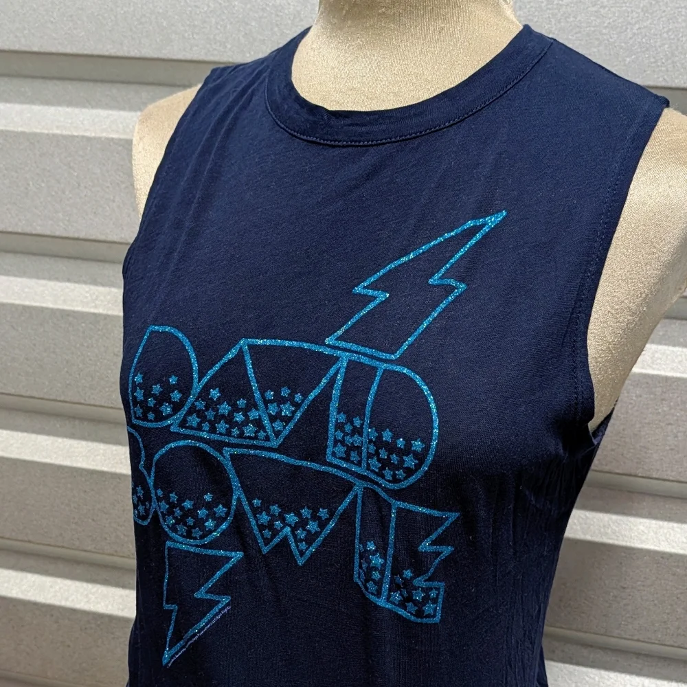 CHASER david bowie sleeveless tee tank M - Picture 2 of 7